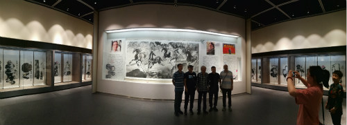 翰墨抒怀”中国书画院黑龙江分院书画作品展在齐齐哈尔博物馆开幕